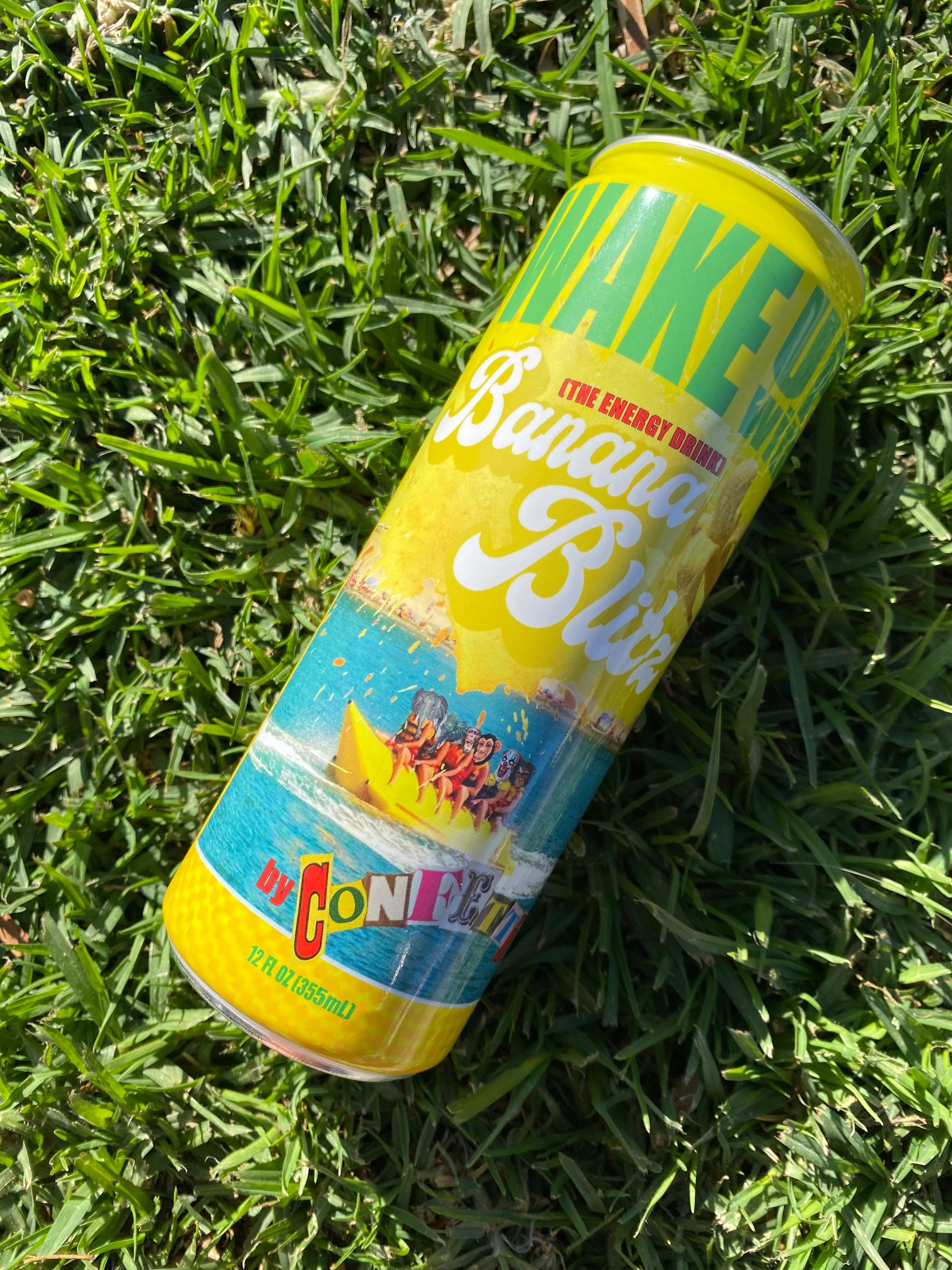 "Wake Up" Original Artwork + Banana Blitz Cans-image-2